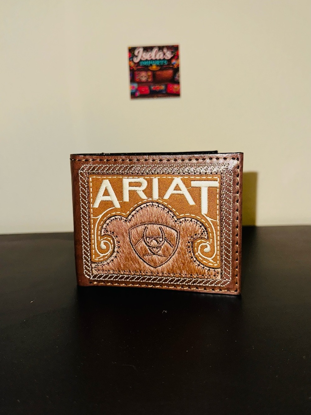 Brown Leather Bifold Wallet